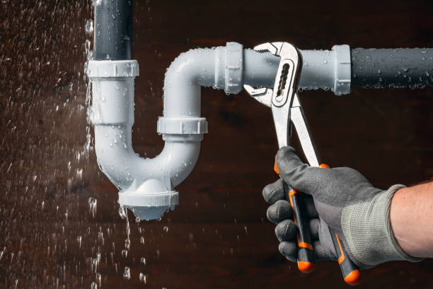 Professional Drain Cleaning technician working in Plantsville, CT